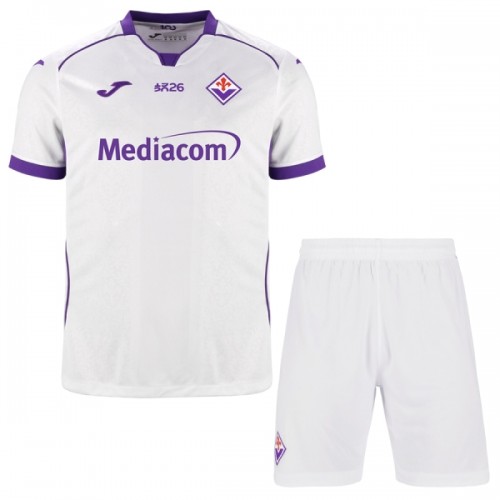Dětský Fotbalový Dres AC Fiorentina Venkovní Dresy 2026-27 Dětský Fotbalový Dres AC Fiorentina Venkovní Dresy 2026-27