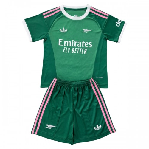 Dětský Fotbalový Dres Arsenal Brankářské 2026-27 Zelená Dětský Fotbalový Dres Arsenal Brankářské 2026-27 Zelená