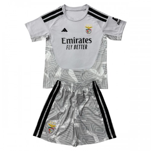 Dětský Fotbalový Dres Benfica Lisabon Brankářské 2026-27 Šedá Dětský Fotbalový Dres Benfica Lisabon Brankářské 2026-27 Šedá