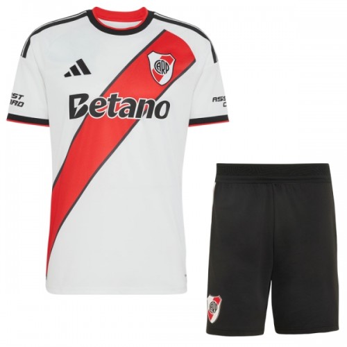 Dětský Fotbalový Dres CA River Plate Domácí Dresy 2026-27 Dětský Fotbalový Dres CA River Plate Domácí Dresy 2026-27