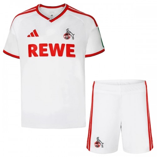 Dětský Fotbalový Dres FC Köln Domácí Dresy 2026-27 Dětský Fotbalový Dres FC Köln Domácí Dresy 2026-27