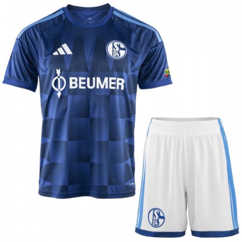 Dětský Fotbalový Dres Schalke 04 Domácí Dresy 2026-27 Dětský Fotbalový Dres Schalke 04 Domácí Dresy 2026-27