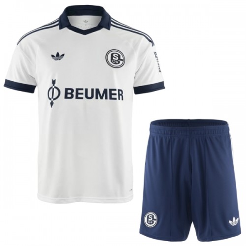 Dětský Fotbalový Dres Schalke 04 Venkovní Dresy 2026-27 Dětský Fotbalový Dres Schalke 04 Venkovní Dresy 2026-27