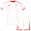 Dětský Fotbalový Dres Sevilla FC Domácí Dresy 2026-27 Dětský Fotbalový Dres Sevilla FC Domácí Dresy 2026-27