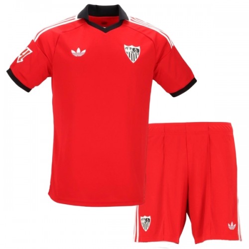 Dětský Fotbalový Dres Sevilla FC Venkovní Dresy 2026-27 Dětský Fotbalový Dres Sevilla FC Venkovní Dresy 2026-27