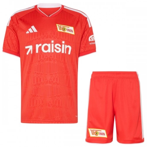 Dětský Fotbalový Dres Union Berlin Domácí Dresy 2026-27 Dětský Fotbalový Dres Union Berlin Domácí Dresy 2026-27