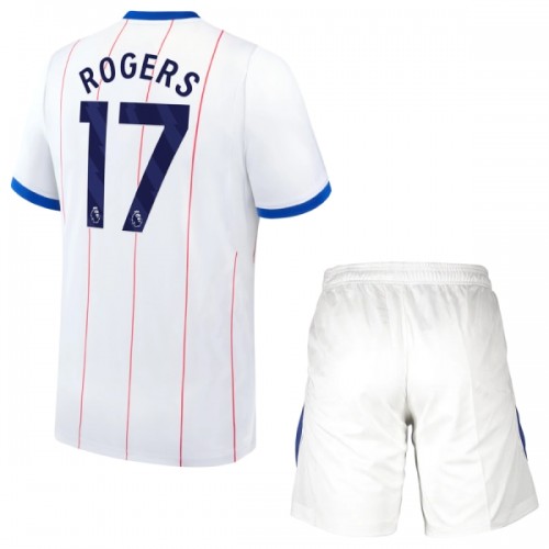 Dětský Fotbalový Dres Chelsea Rogers 17 Alternativní Dresy 2026-27 Dětský Fotbalový Dres Chelsea Rogers 17 Alternativní Dresy 2026-27