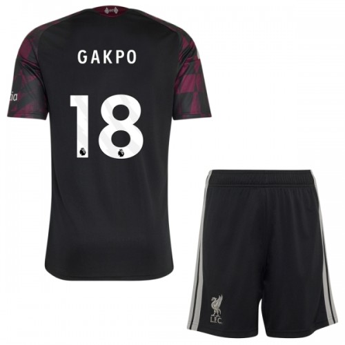 Dětský Fotbalový Dres Liverpool Gakpo 18 Alternativní Dresy 2026-27 Dětský Fotbalový Dres Liverpool Gakpo 18 Alternativní Dresy 2026-27