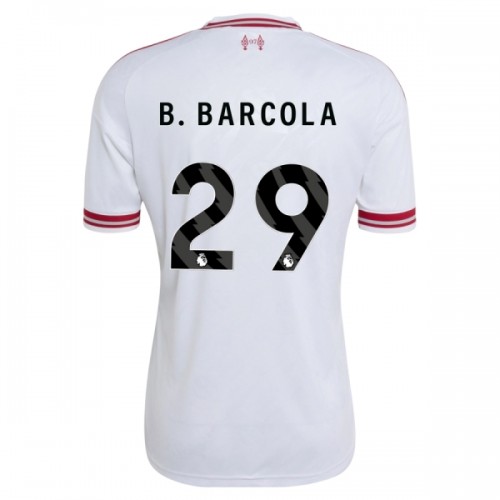 Fotbalový Dres Liverpool B. Barcola 29 Venkovní Dresy 2026-27 Fotbalový Dres Liverpool B. Barcola 29 Venkovní Dresy 2026-27