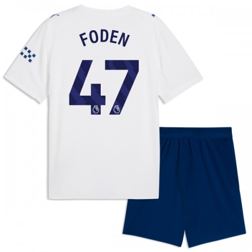Dětský Fotbalový Dres Manchester City Foden 47 Alternativní Dresy 2026-27 Dětský Fotbalový Dres Manchester City Foden 47 Alternativní Dresy 2026-27