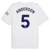 Fotbalový Dres Manchester City Anderson 5 Alternativní Dresy 2026-27 Fotbalový Dres Manchester City Anderson 5 Alternativní Dresy 2026-27