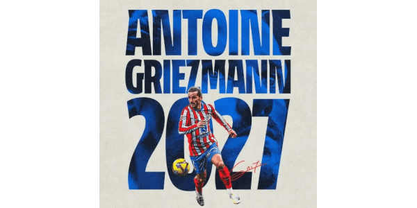 Griezmann prodloužil smlouvu s Atléticem Madrid - pokračování legendy