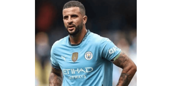 Kyle Walker stanovil nový rekord v počtu odehraných zápasů na pozici pravého obránce