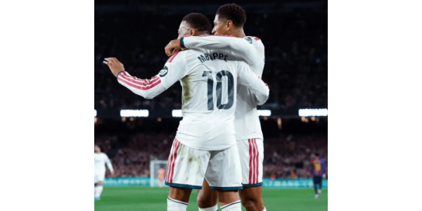 Mbappé zazářil v El Clásicu, Real Madrid porazil Barcelonu