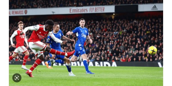 Premier League: Arsenal 4:0 Everton, Martinelli vstřelil 2 góly, Saka a Ødegaard po 1 gólu
