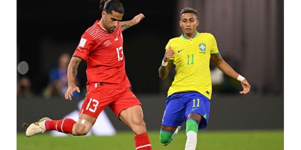 Mistrovství světa: Brazílie 1-0 Švýcarsko, Brazílie se kvalifikovala předem Mistrovství světa: Brazílie 1-0 Švýcarsko, Brazílie se kvalifikovala předem