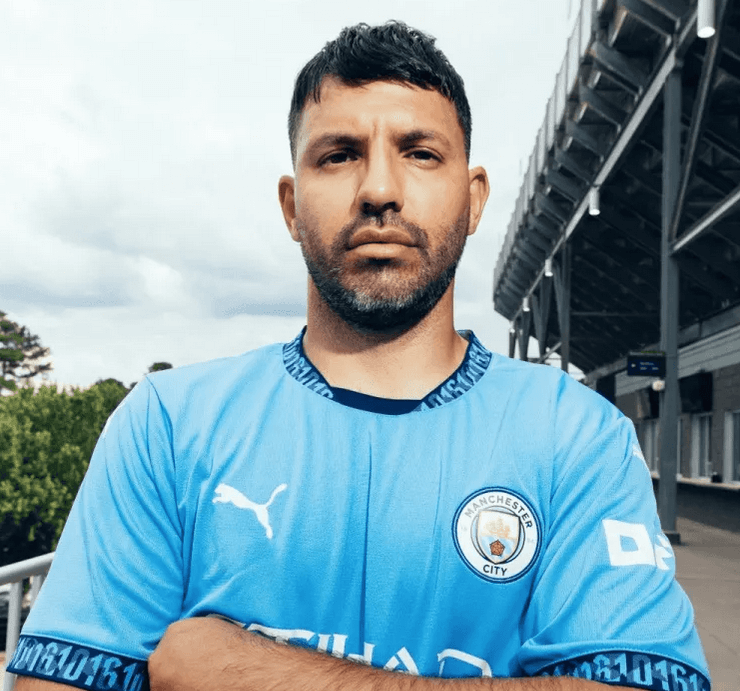 Fotka dresu Aguera z nové sezóny Manchester City