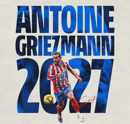Griezmann prodloužil smlouvu s Atléticem Madrid - pokračování legendy