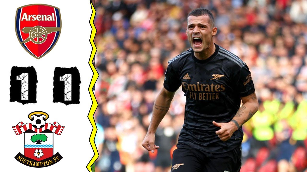 Rozhodčí s opakovaně sporným trestem, Arsenal 1-1 remíza proti Southamptonu