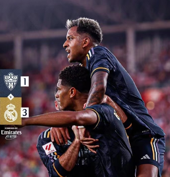 2 góly a 1 asistence Bellinghamu pomáhají Realu Madrid zvrátit vítězství