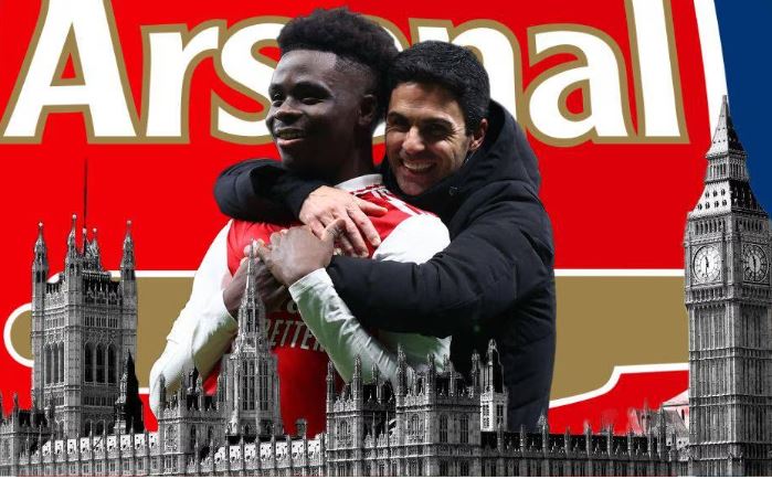 Vyznamenání Arsenalu: London Football Awards pro Mikela Artetu a Bukayo Saka